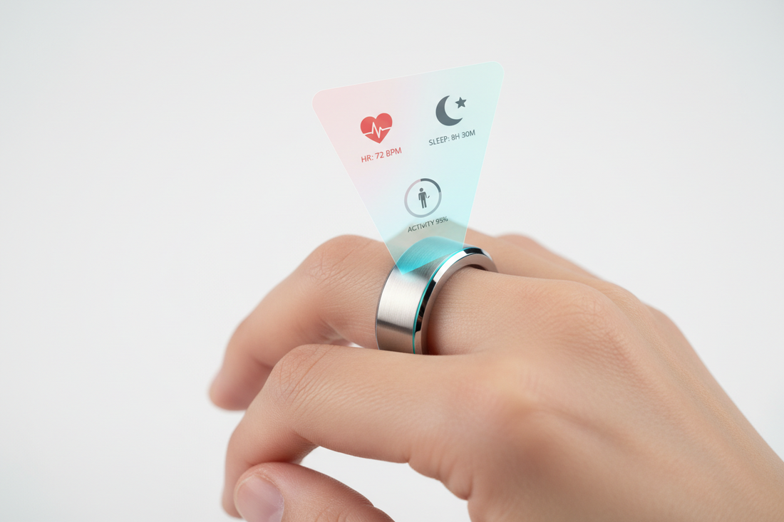 health monitoring ring in modern design
