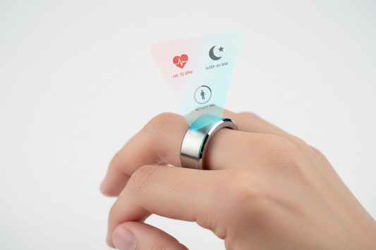 health monitoring ring in modern design