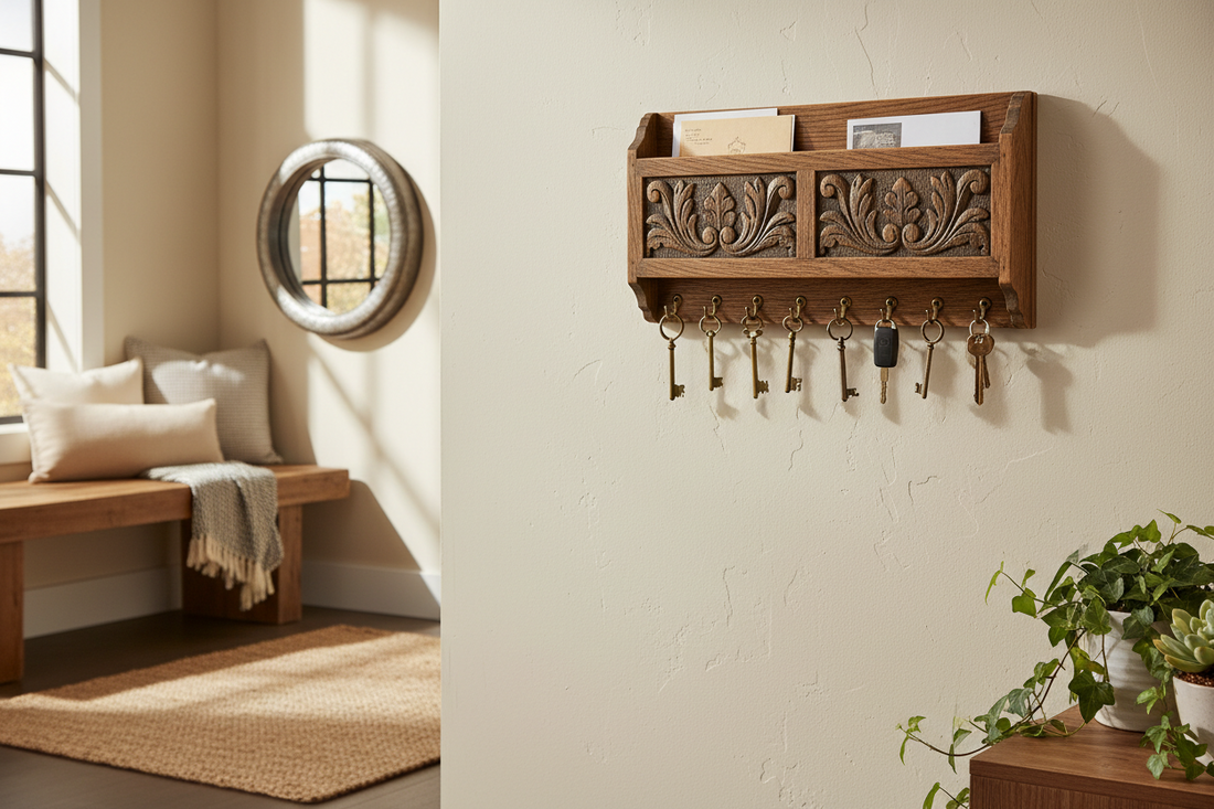 Why Every Home Needs a Wall Mounted Key Holder and Mail Organizer