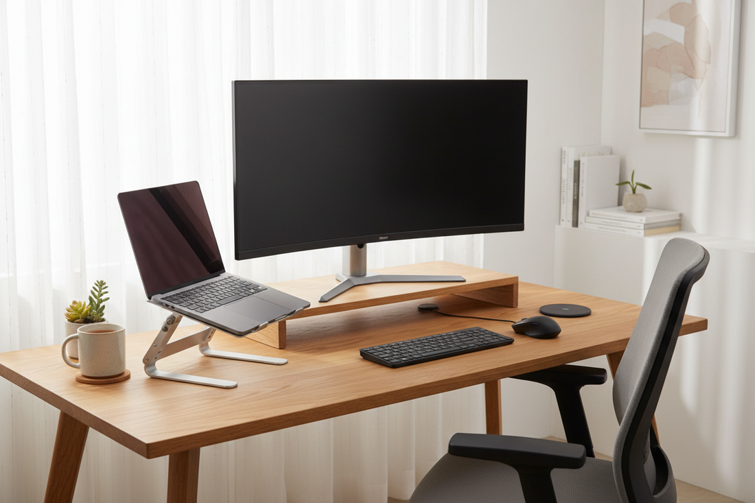 best laptop stand ergonomic workstation