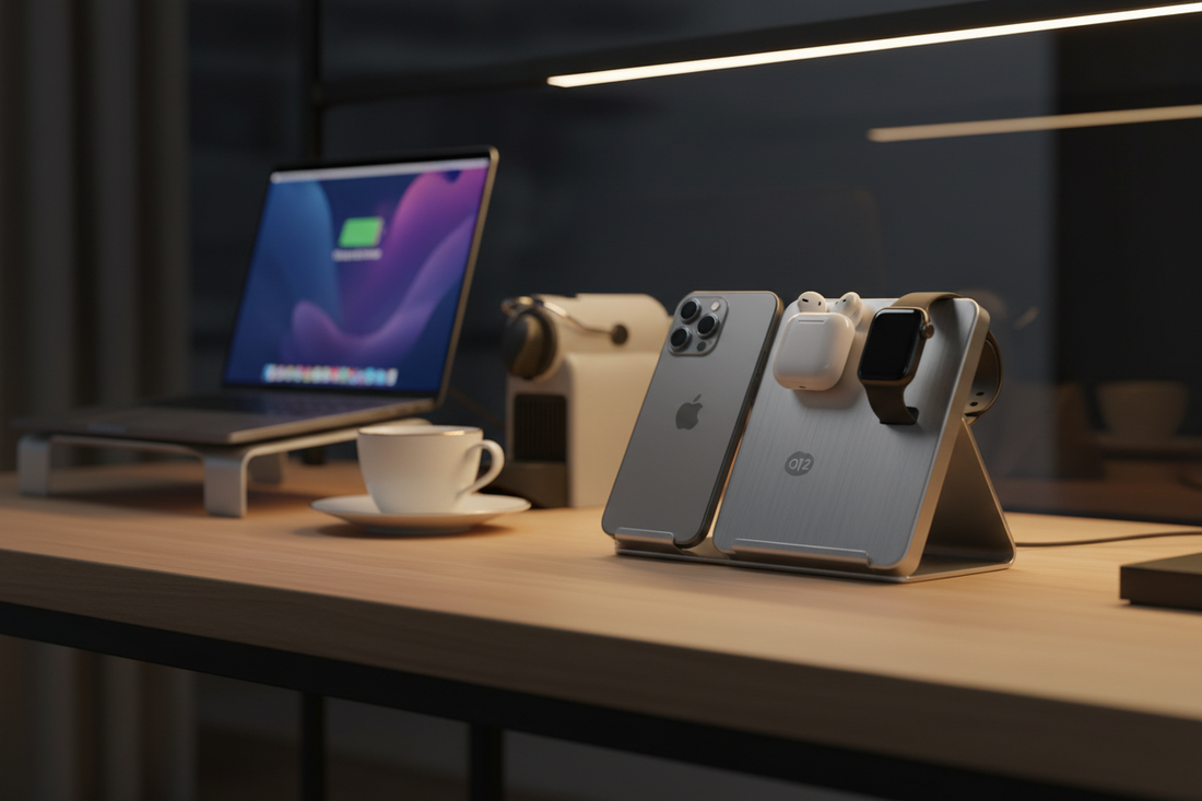 Premium aluminum alloy MagSafe charging station