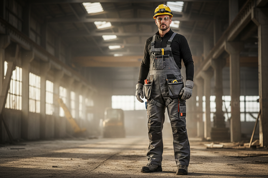 durable construction work overalls
