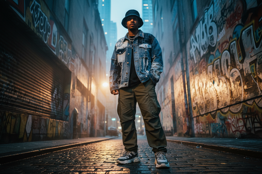 streetwear denim jacket style