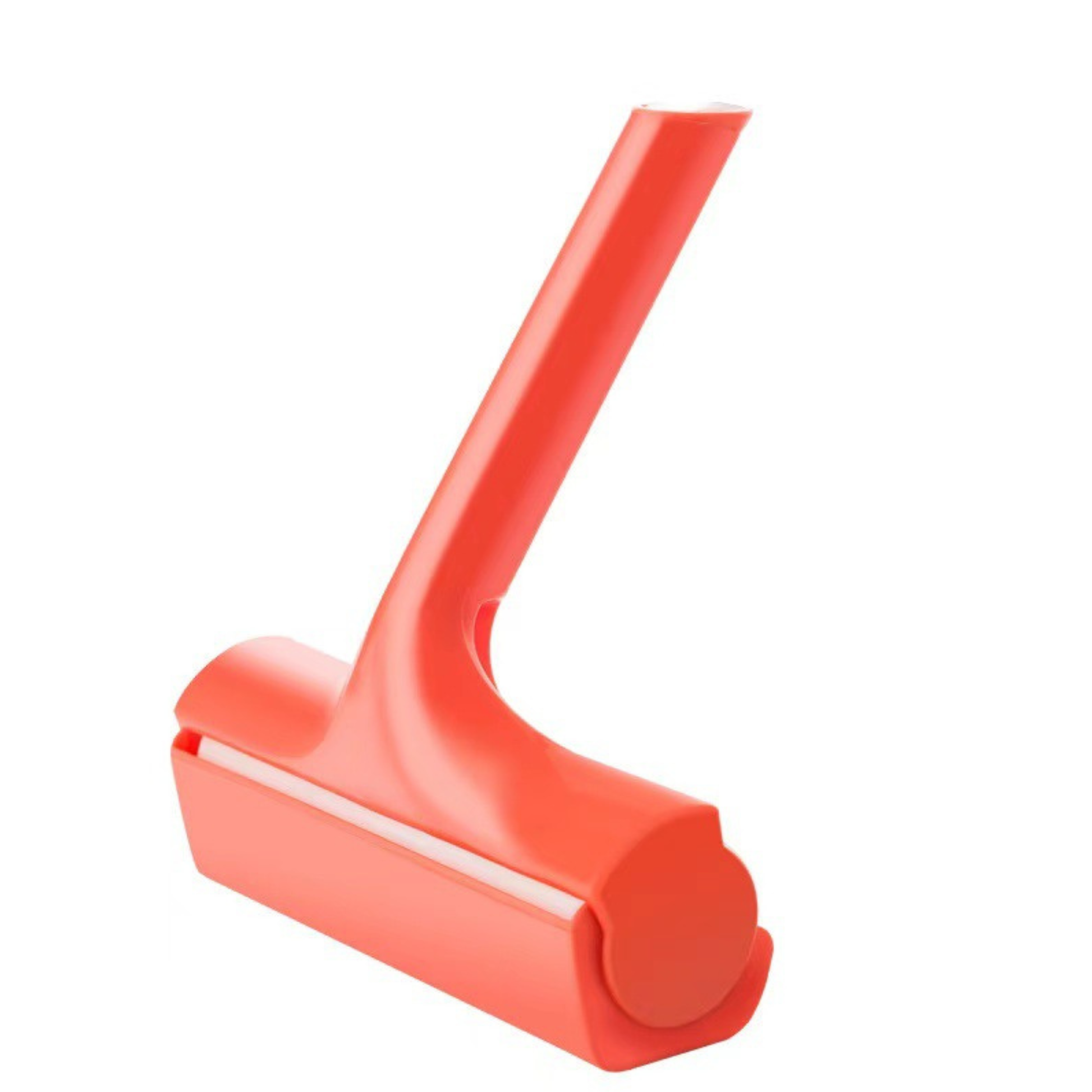 16cm plastic lint roller used for cleaning pet hair from sofa cushions and upholstered furniture.