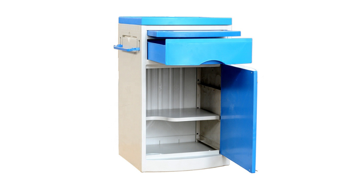 High-Quality Patient Bedside Locker | ABS Bedside Caddy Organizer