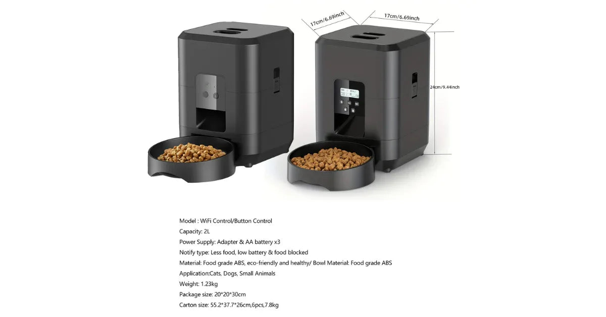 Smart Pet Feeder with Camera & App Control – Automatic Pet Feeding System for Cats & Dogs - vitaliqa