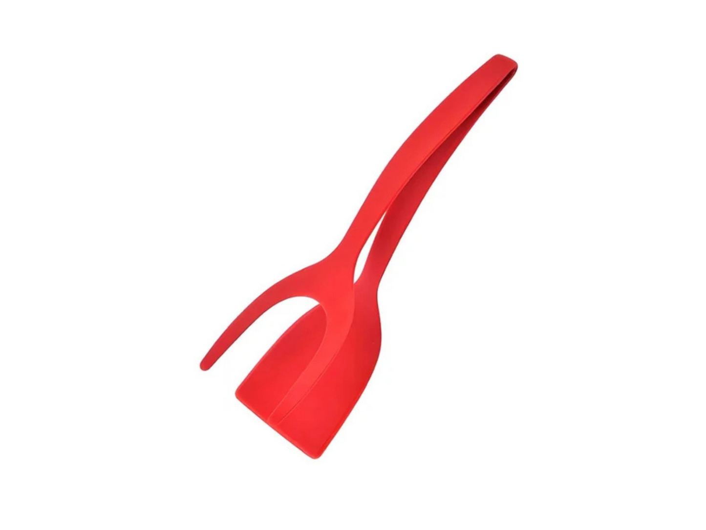 New 2 in 1 Grip Flip Spatula Tongs – Non-Stick Nylon Cooking Tool