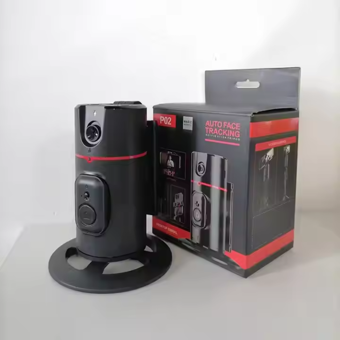 Auto Face Tracking Phone Holder using AI technology to follow movement during hands free filming