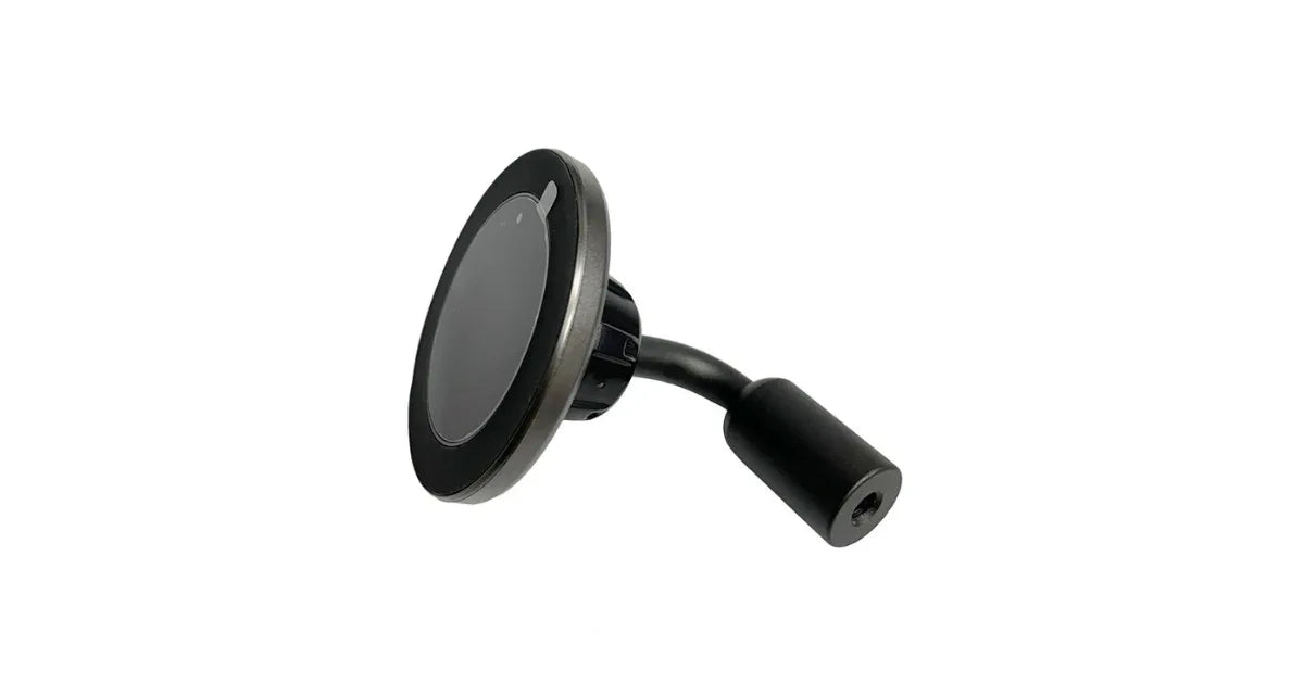 360 Magnetic Car Phone Holder – MagSafe Aluminum Alloy L Ball Mount, Strong Grip, Anti-Shake, Dashboard & Air Vent Car Phone Holder for iPhone 12/13/14 Pro Max - vitaliqa