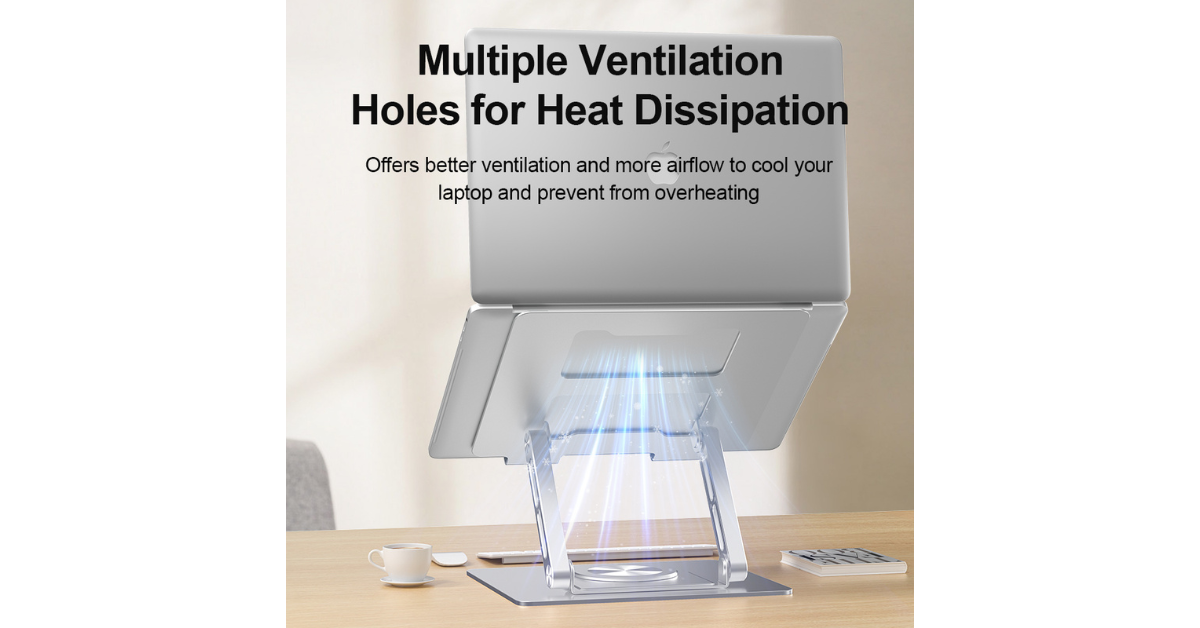 360 rotating laptop stand