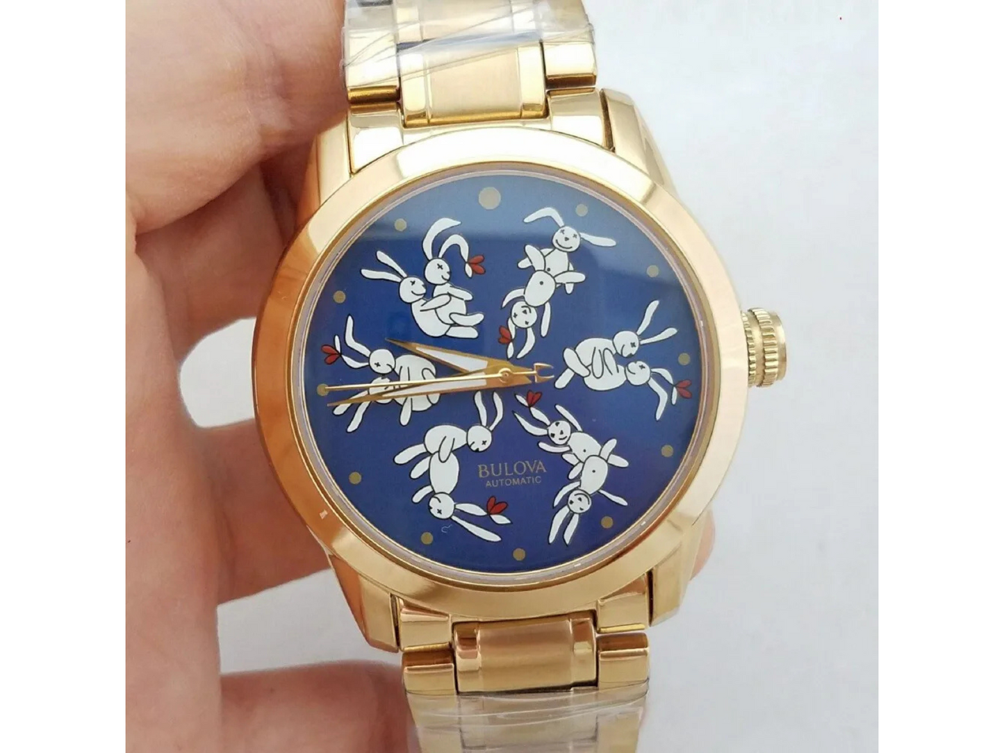 Rogue Rabbit Night-Luminescent Blue Dial Automatic Men’s Big Bulova Watch