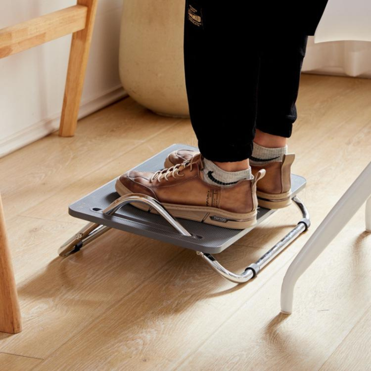 Under Desk Foot Rest for Office Chair | Adjustable Ergonomic Foot Stool