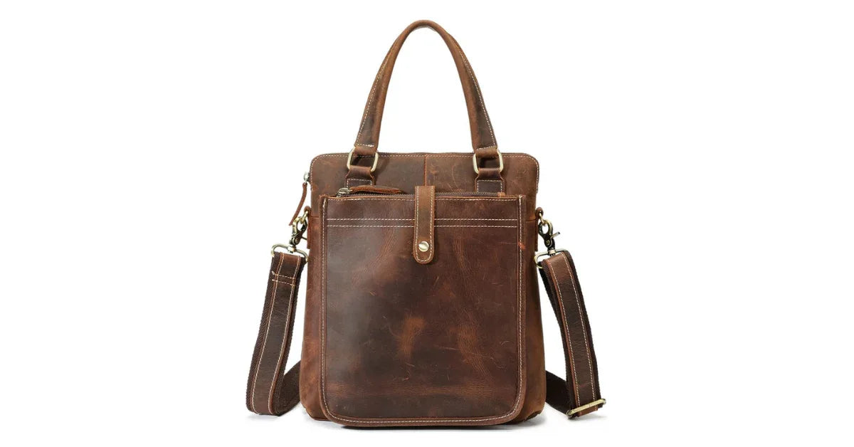 Leather Laptop Purse for Women | Stylish, Professional Tote 2025 - vitaliqa