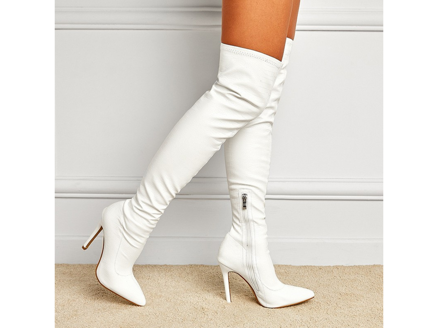 Banquet Botas Sexy Thigh-High Boots with Stiletto Heels - Luxury Women's Footwear