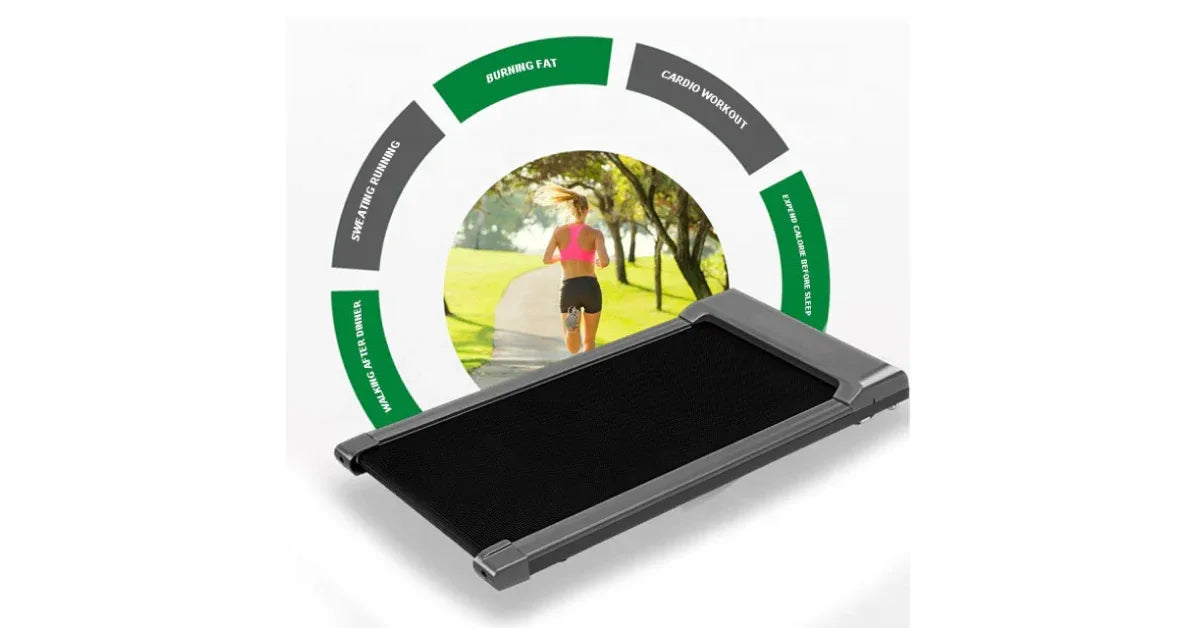 Ultra-Slim Folding Electric Treadmill for Small Spaces – Quiet, Compact, and Smart - vitaliqa