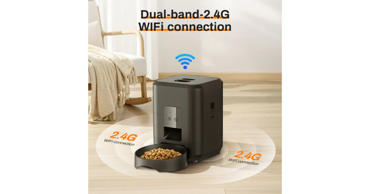 Smart Pet Feeder with Camera & App Control – Automatic Pet Feeding System for Cats & Dogs - vitaliqa