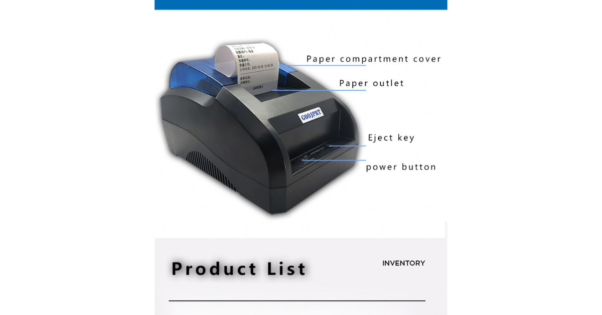 58mm bluetooth thermal receipt printer for shipping labels