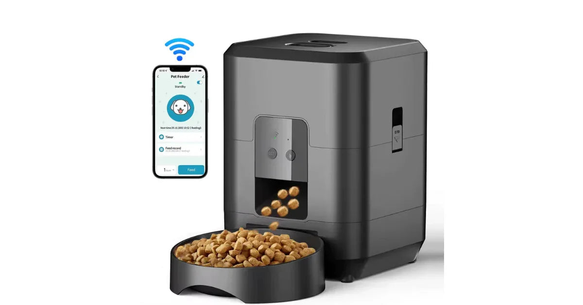 Smart Pet Feeder with Camera & App Control – Automatic Pet Feeding System for Cats & Dogs - vitaliqa