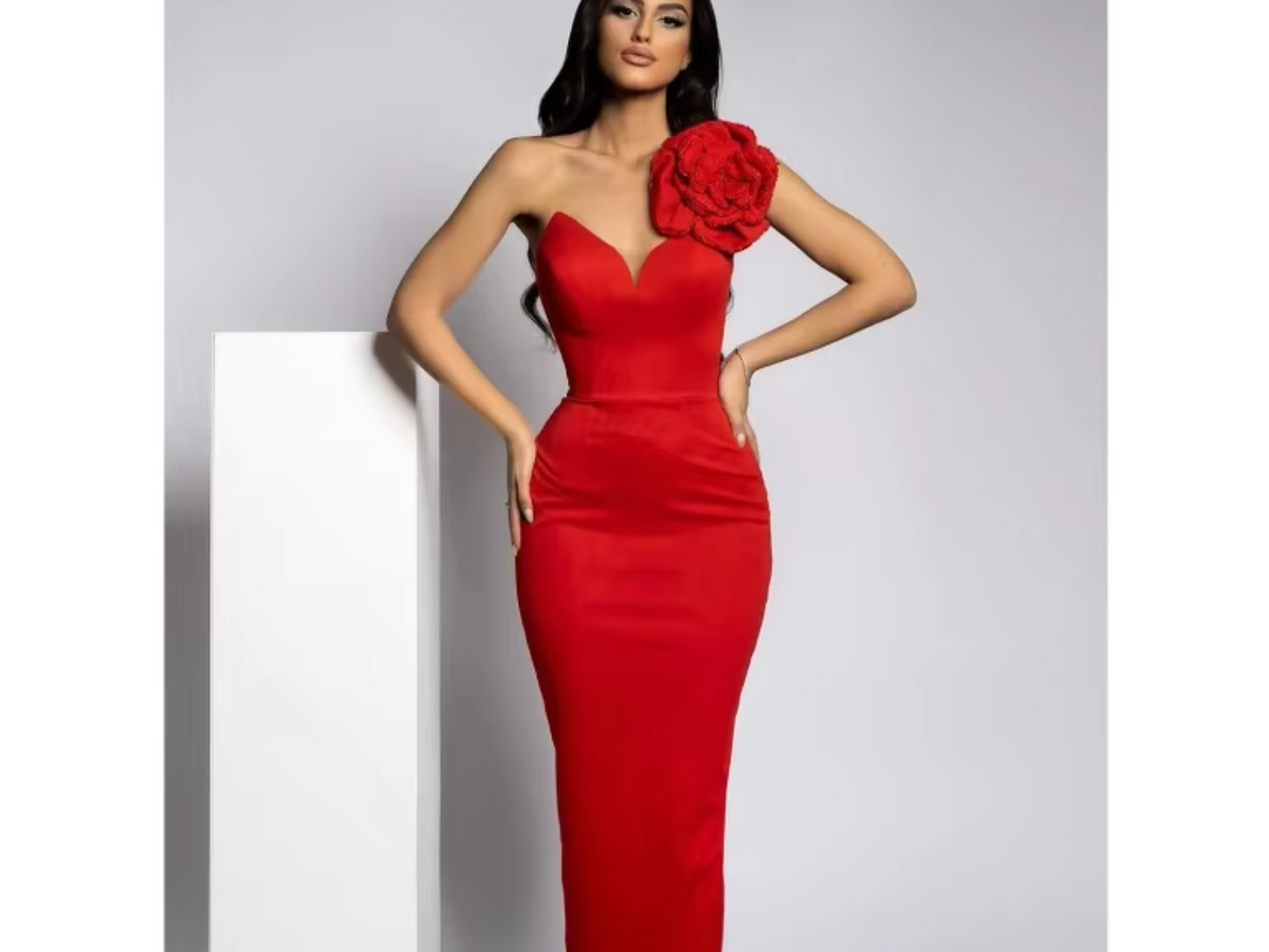 SB2971 Summer Red Bandage Bodycon Dress – Sexy Red Bodycon Dress for Women 2025