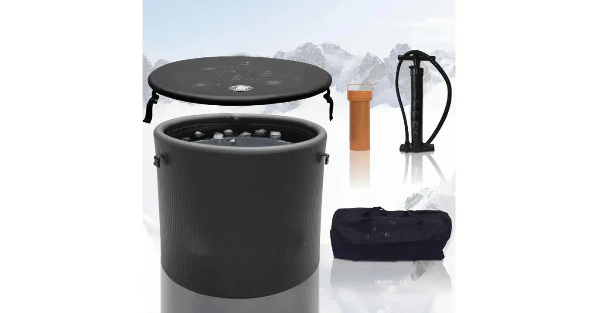 Portable Cold Plunge Tub with Chiller – Ice Bath Tub for Home Recovery - vitaliqa