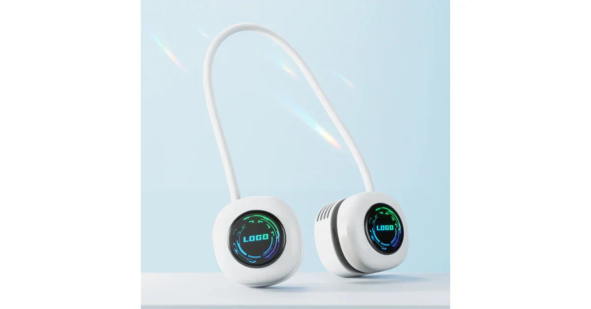 Portable Neck Fan QW-F19 – Wearable Bladeless-Style Air Cooler (1800mAh, 3 Speeds) - vitaliqa