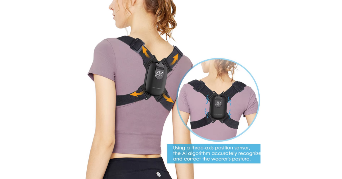 Smart Posture Corrector Belt – Adjustable Back Brace for Women & Men