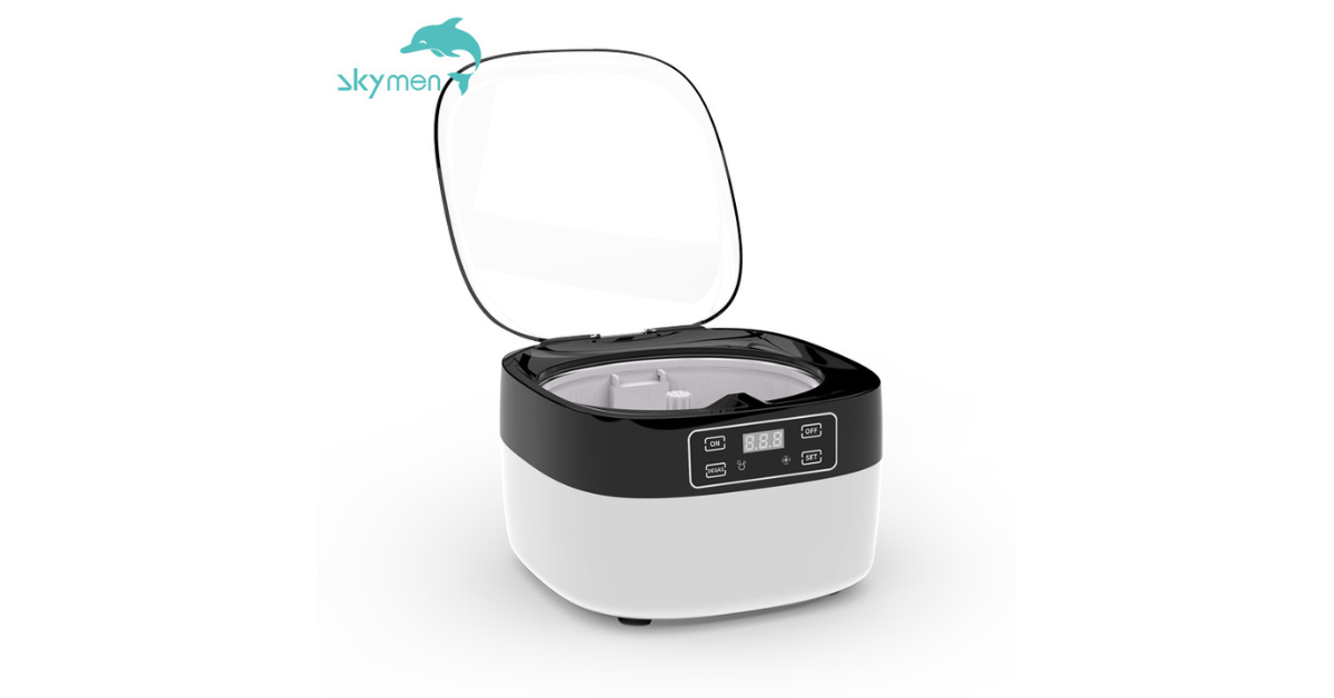 skymen 750ml ultrasonic cleaner stainless steel tank