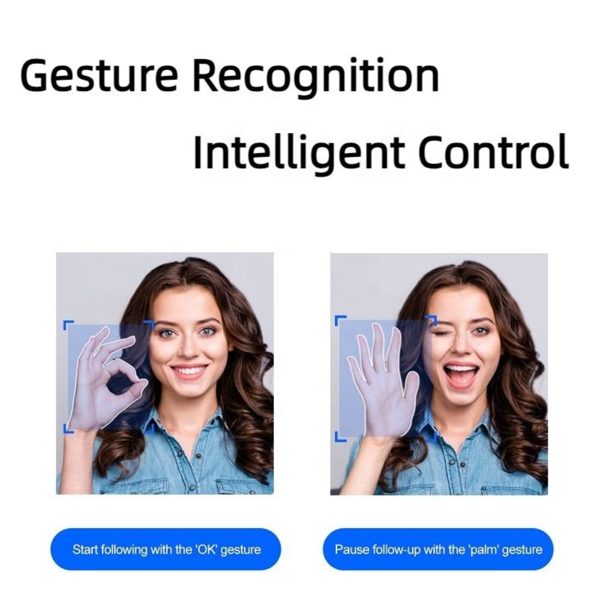 AI Face Tracking Tripod with gesture control for TikTok YouTube and live streaming videos