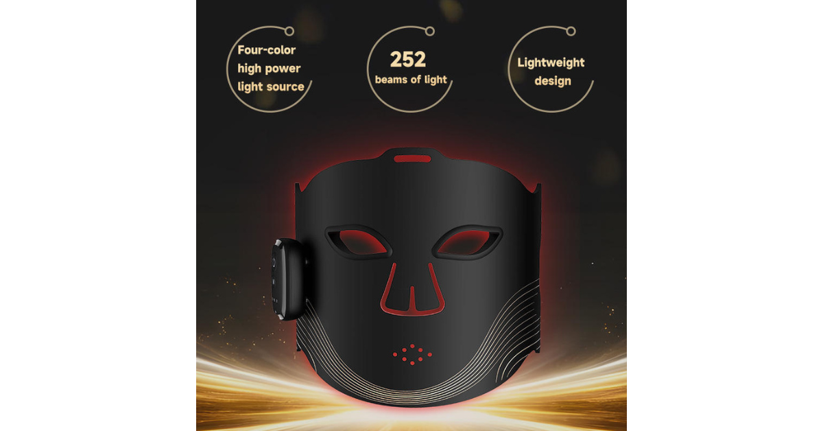 at home red light therapy mask for wrinkles