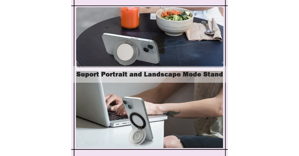 Hands-free video using magnetic phone ring