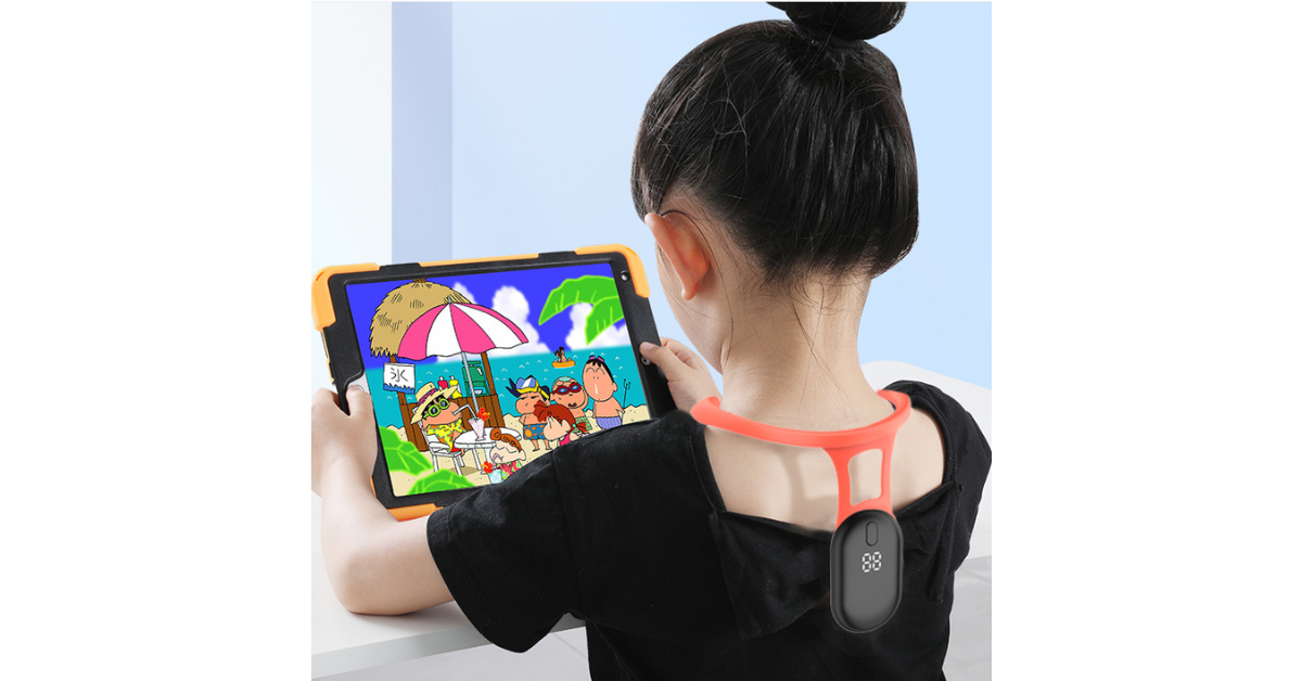 back posture corrector wearable device under clothing