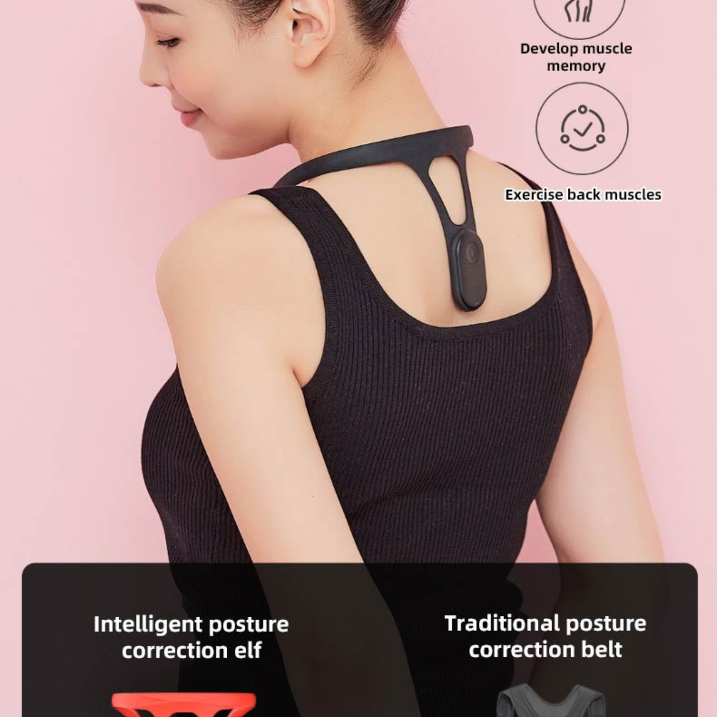 Ergonomic posture support device for office use