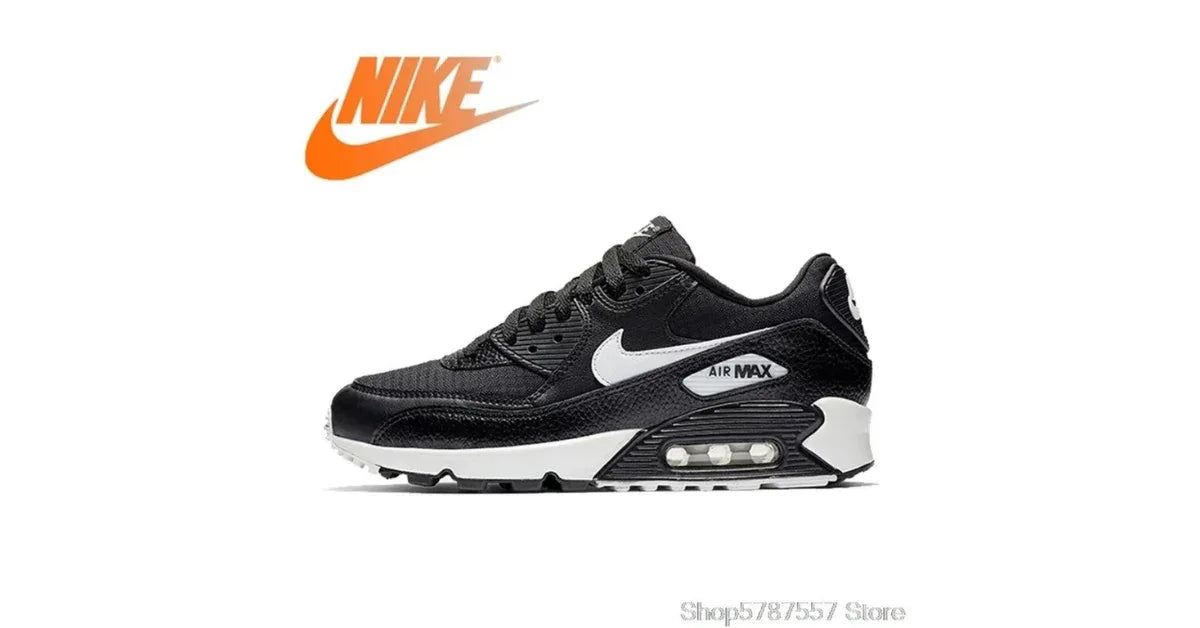 Nike Air Max 90 Essential Men’s Running Shoes – Black, Lightweight, Breathable Sneakers 325213-060 - vitaliqa
