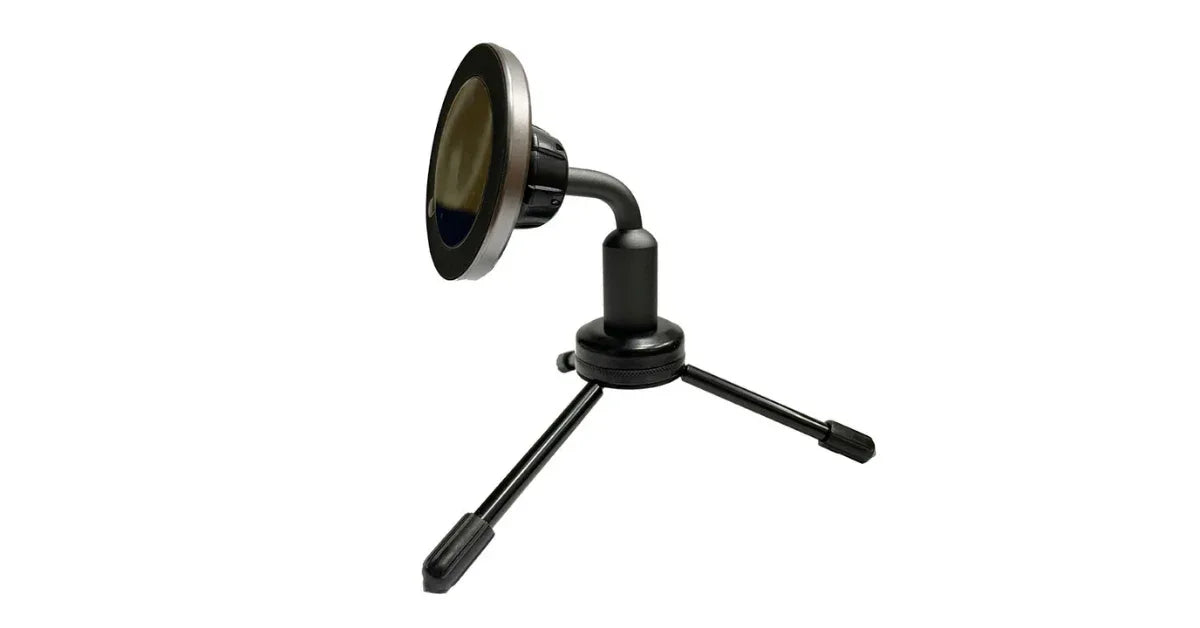 360 Magnetic Car Phone Holder – MagSafe Aluminum Alloy L Ball Mount, Strong Grip, Anti-Shake, Dashboard & Air Vent Car Phone Holder for iPhone 12/13/14 Pro Max - vitaliqa