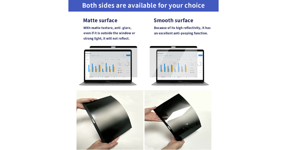 laptop privacy filter anti glare