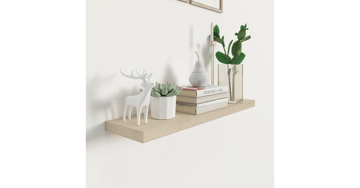 Corner wall shelf for home organization