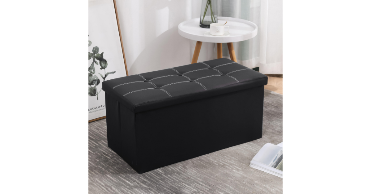 entryway storage bench with cushion