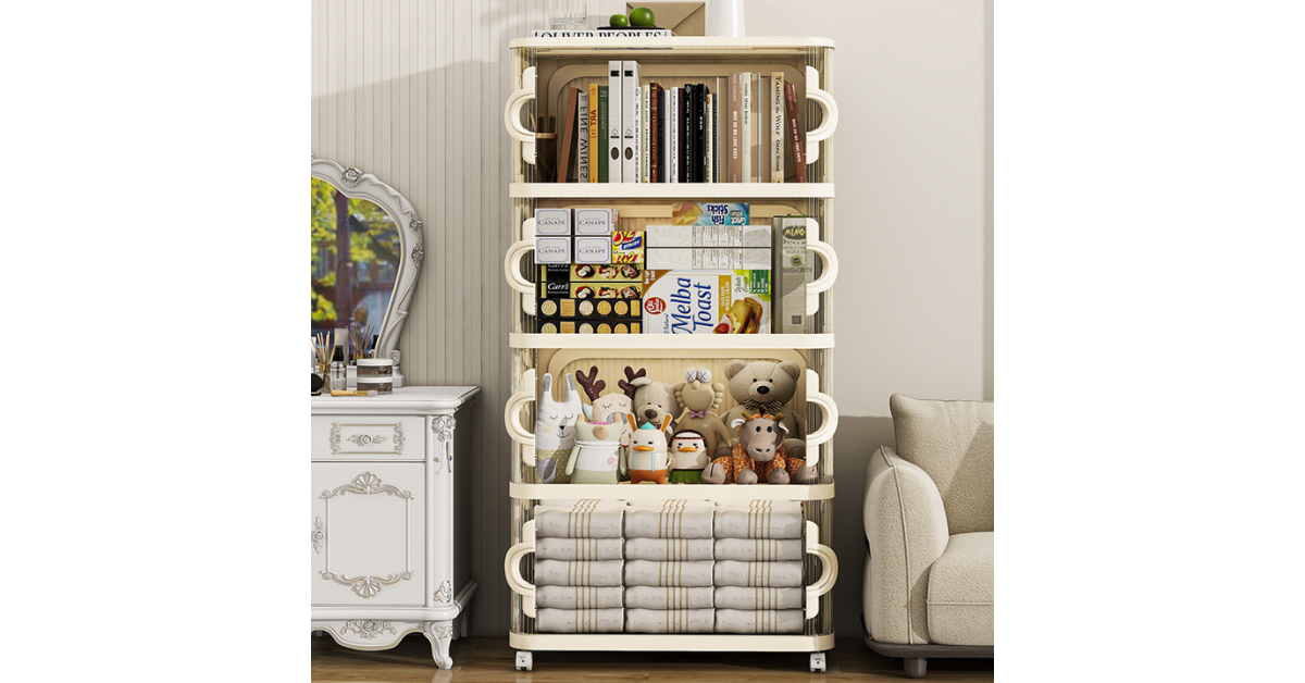 bedside caddy storage with multiple shelves