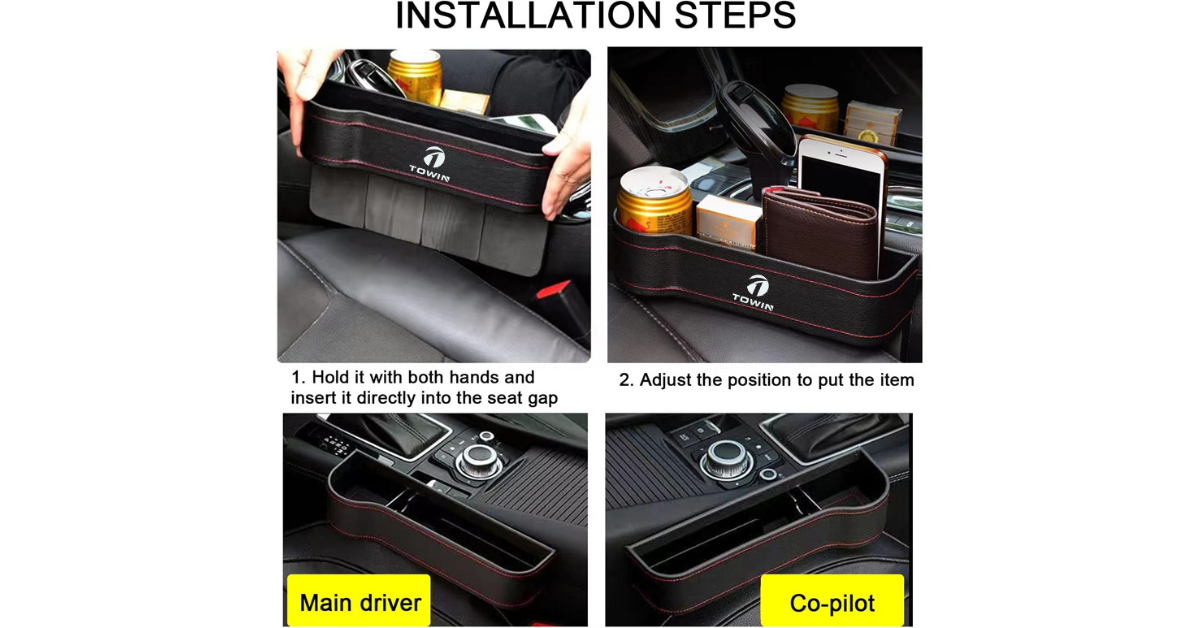 best car seat gap filler organizer