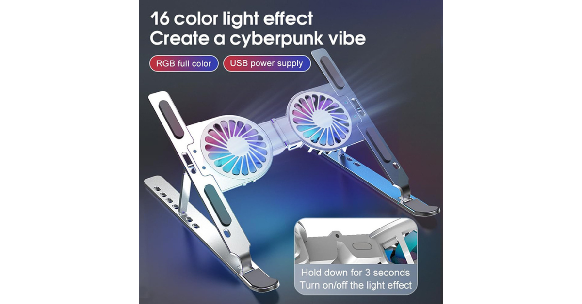 best cooling laptop stand aluminum design