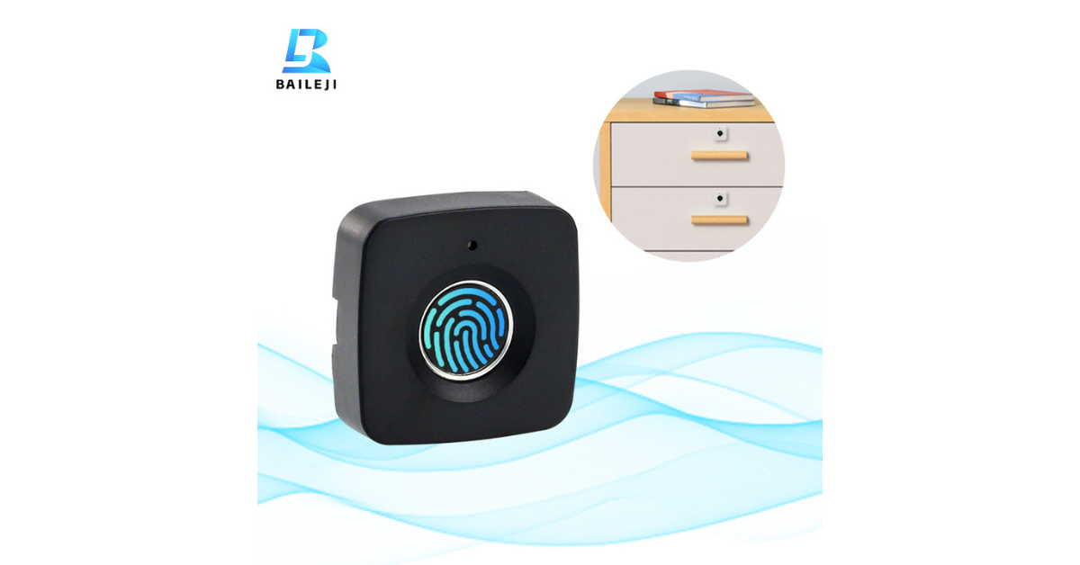 biometric cabinet drawer lock installed