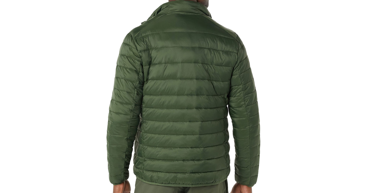black puffer jacket street style