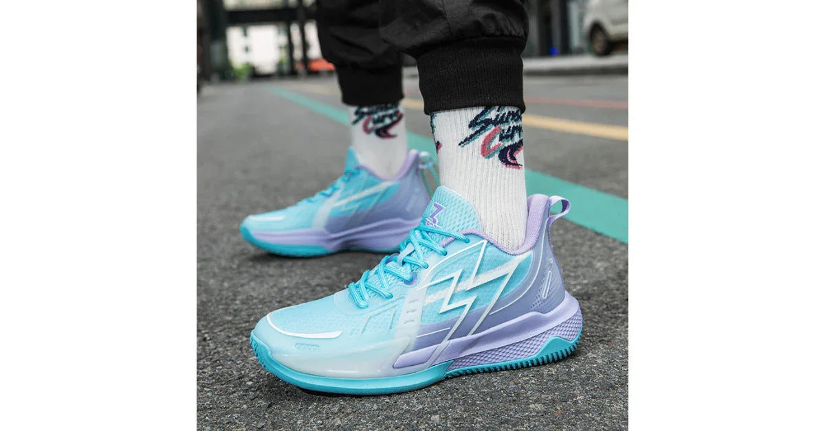 Black BBall Shoes – Anti-Slip Outdoor Basketball Sneakers for Men & Youth - vitaliqa