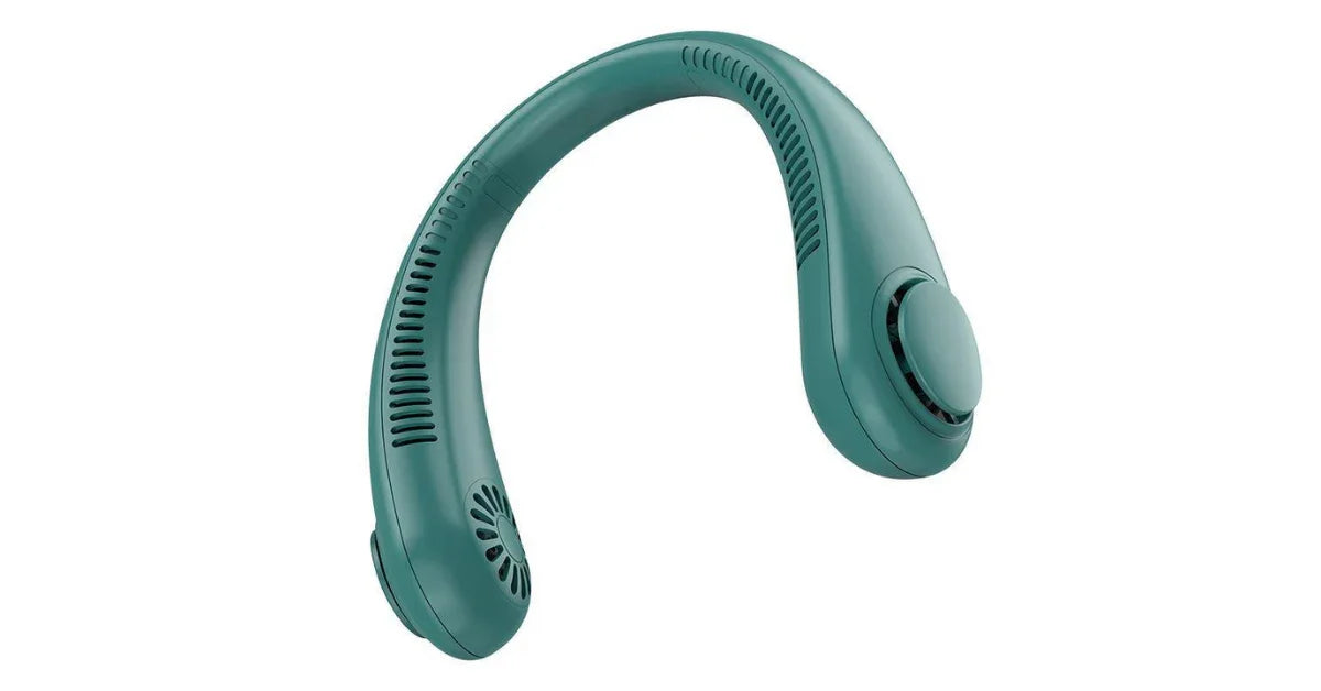 Mini Bladeless Hanging Neck Fan – Portable Cooling USB Fan - vitaliqa