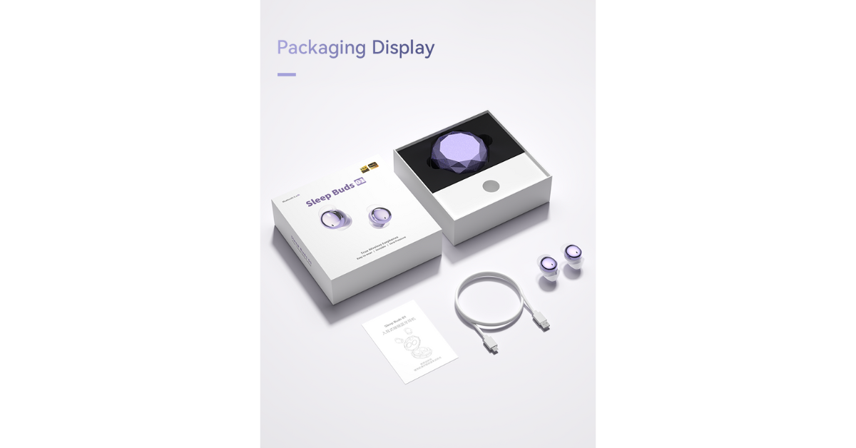 Earbuds paired with smartphone via Bluetooth 5.0.