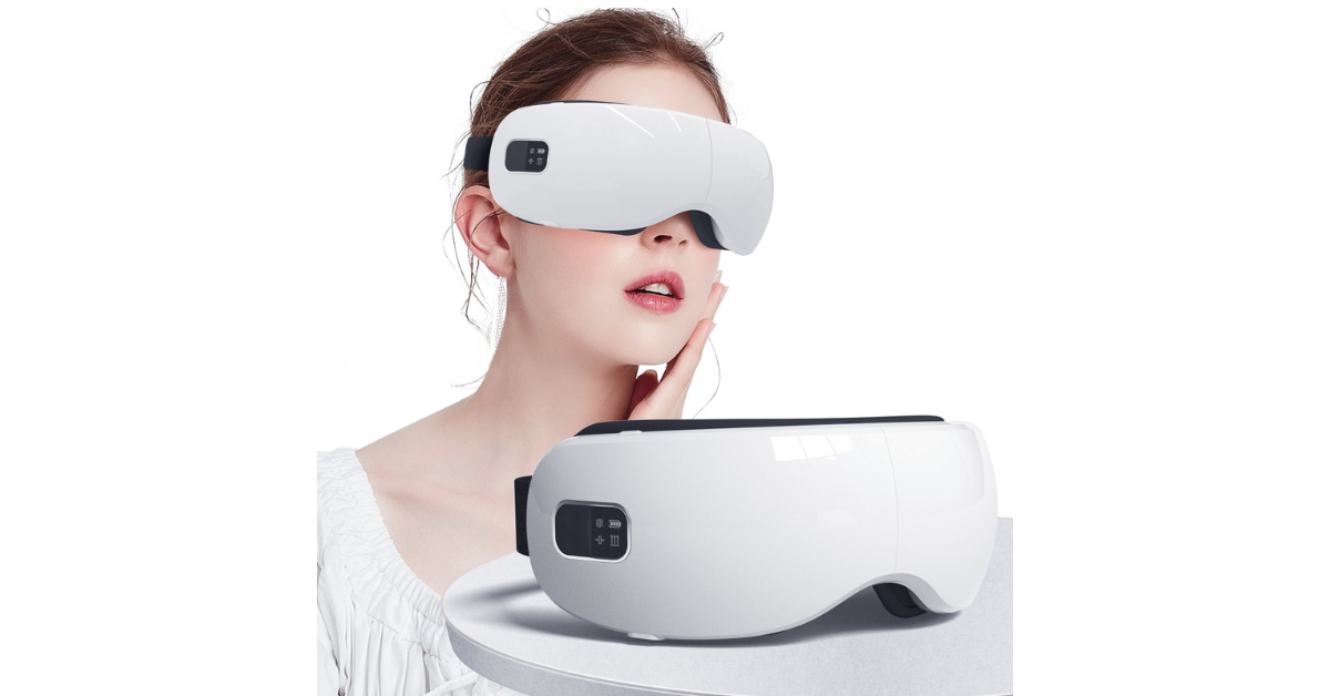 Wireless eye relaxation device with Bluetooth music