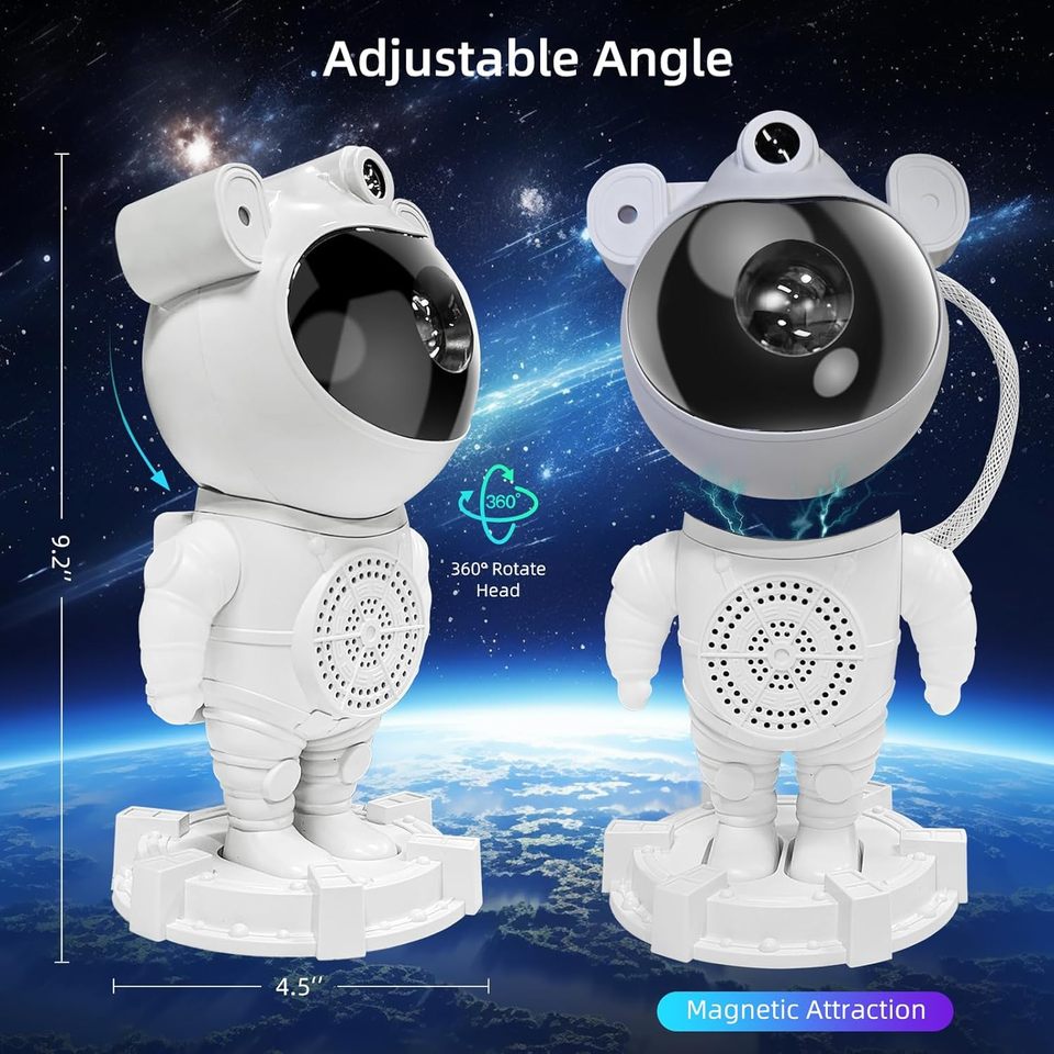 bluetooth galaxy projector with white noise