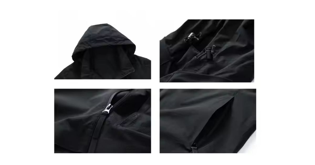 breathable running jacket men