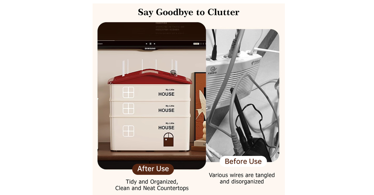 router storage cable box setup
