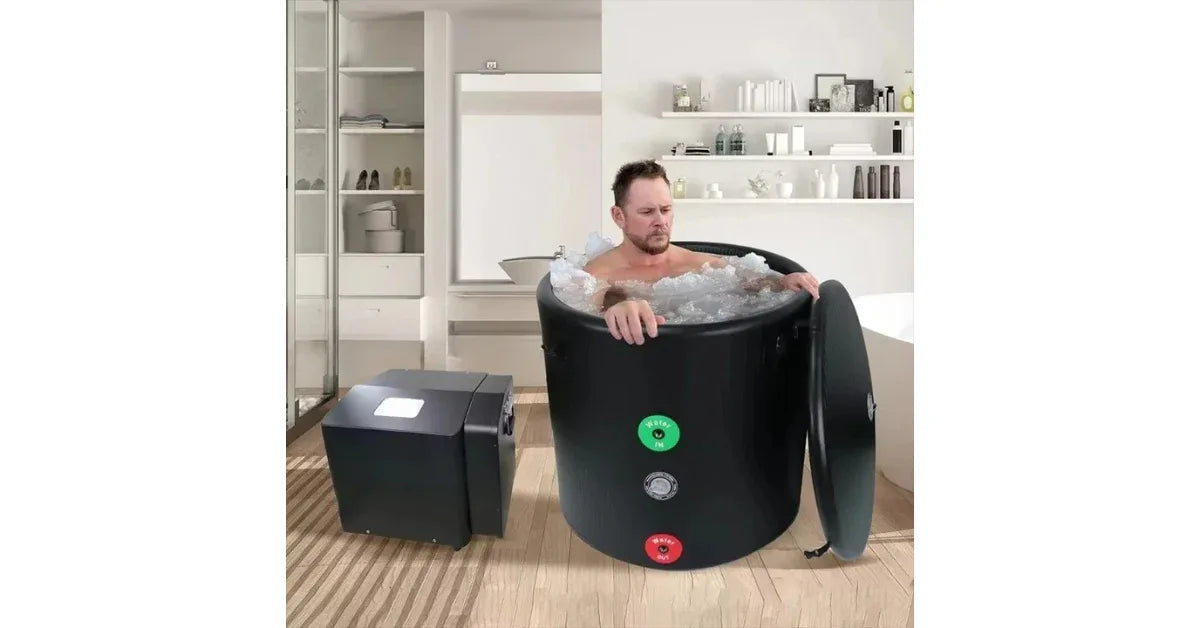 Portable Cold Plunge Tub with Chiller – Ice Bath Tub for Home Recovery - vitaliqa